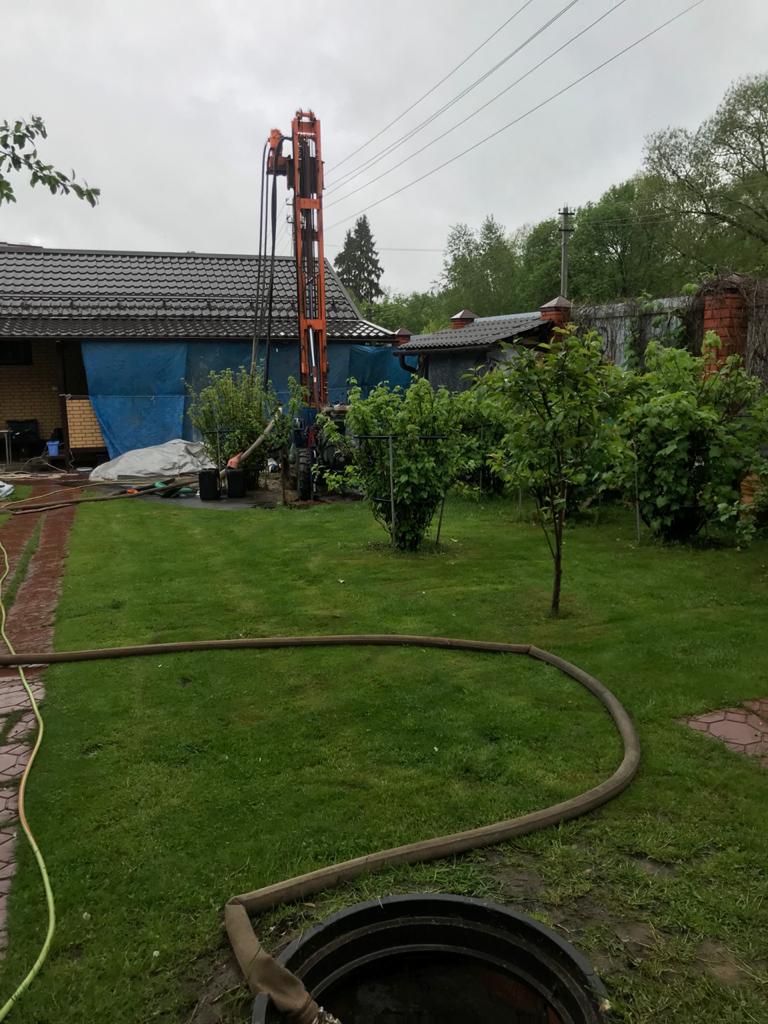 Бурение и обустройство скважины на воду в деревне Меньшова